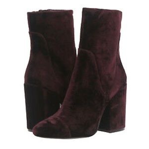 Kendall & Kylie Brooke 3 Smart Velvet Ankle Boots